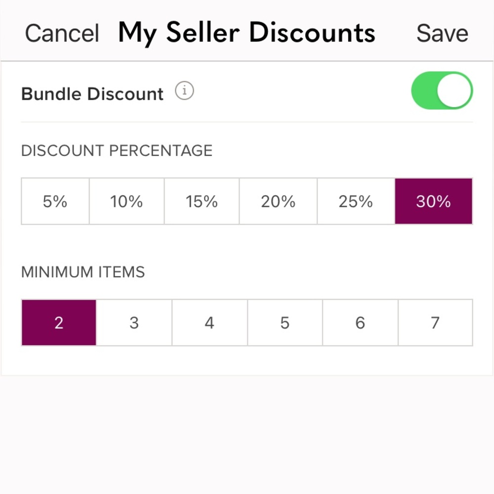 Bundle Discount 30% off 2 or more